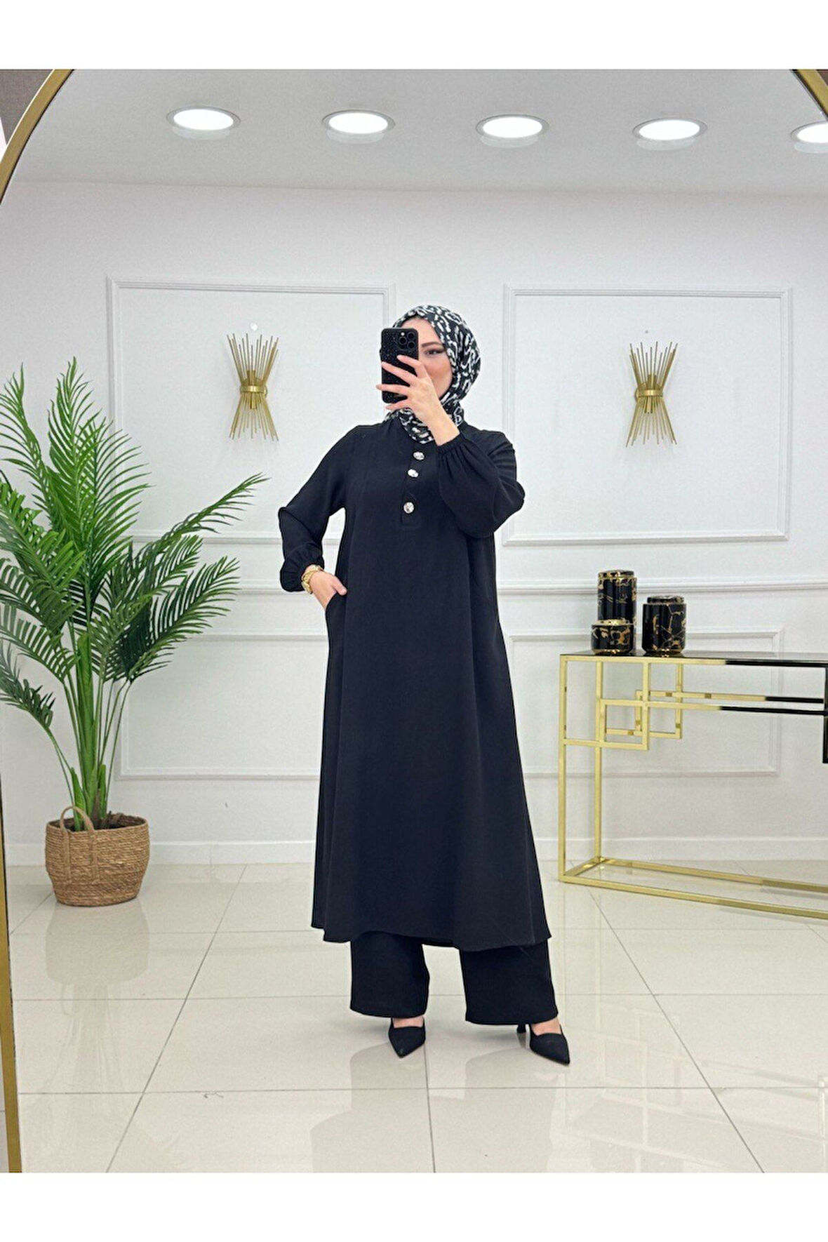 Kadın Tesettür 2'Li Takım Tunik & Pantolon