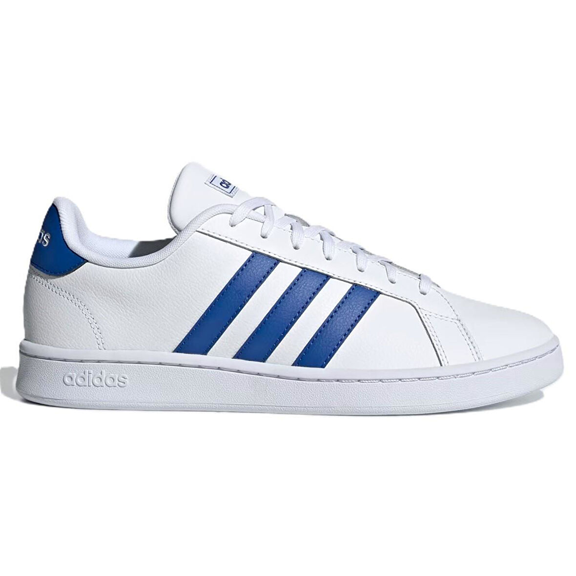 Adidas Grand Court Mens Leather Sneaker Hakiki Deri Erkek Günlük Spor Ayakkabı Beyaz