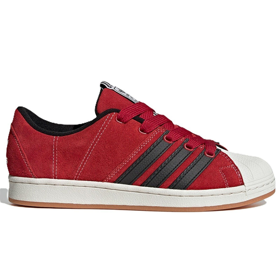 Adidas Supermodified Ynuk Leather Unisex Sneaker Red Hakiki Deri Unisex Günlük Spor Ayakkabı Kırmızı