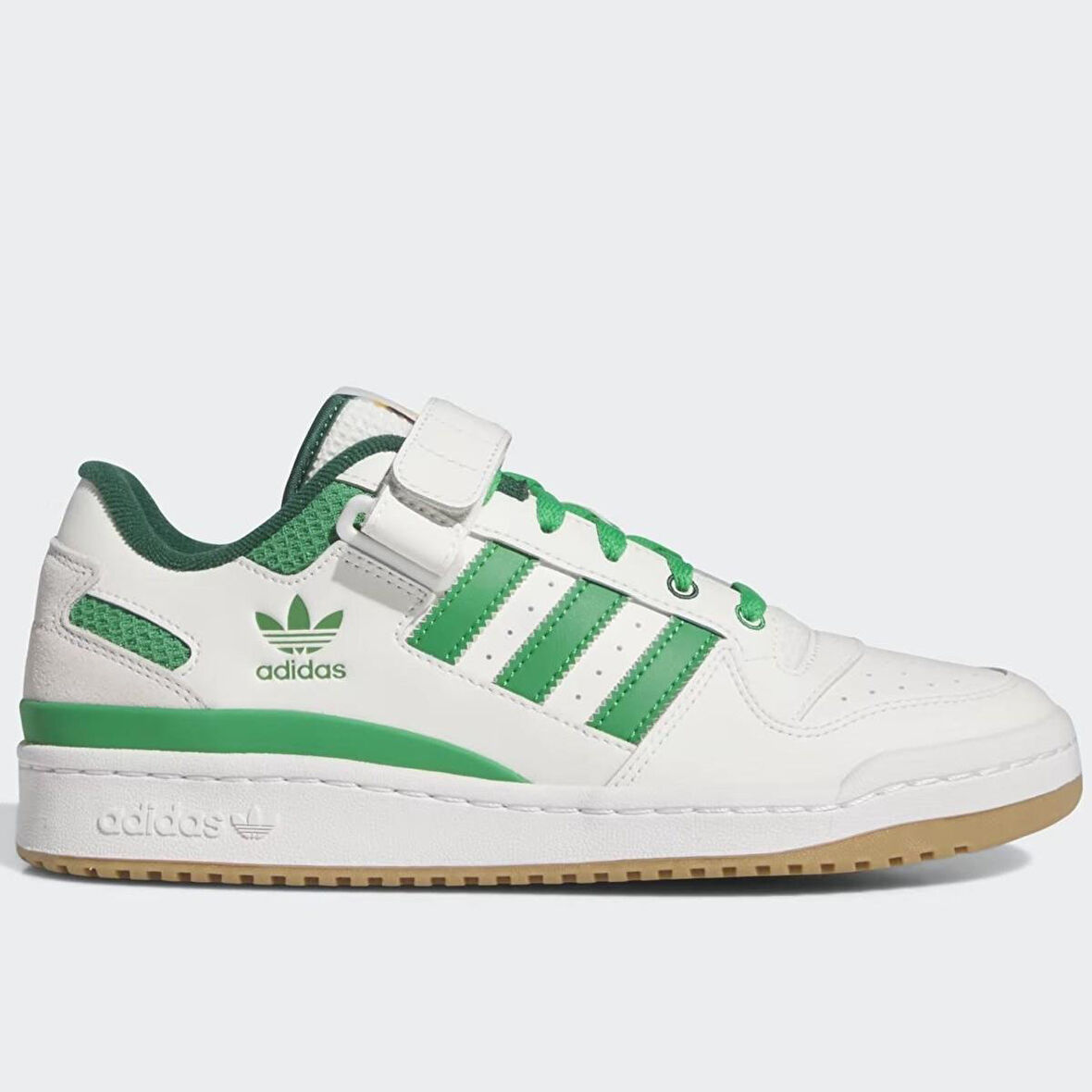 Adidas Forum Low Leather Unisex Sneaker White Green Unisex Hakiki Deri Günlük Spor Ayakkabı Beyaz Yeşil