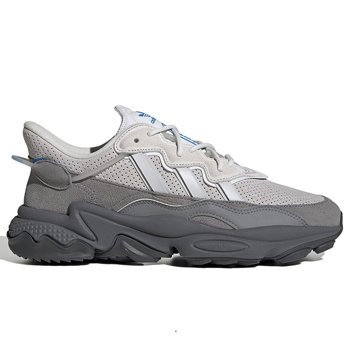 Adidas Ozweego Leather Mens Sneaker Hakiki Deri Erkek Günlük Spor Ayakkabı Gri