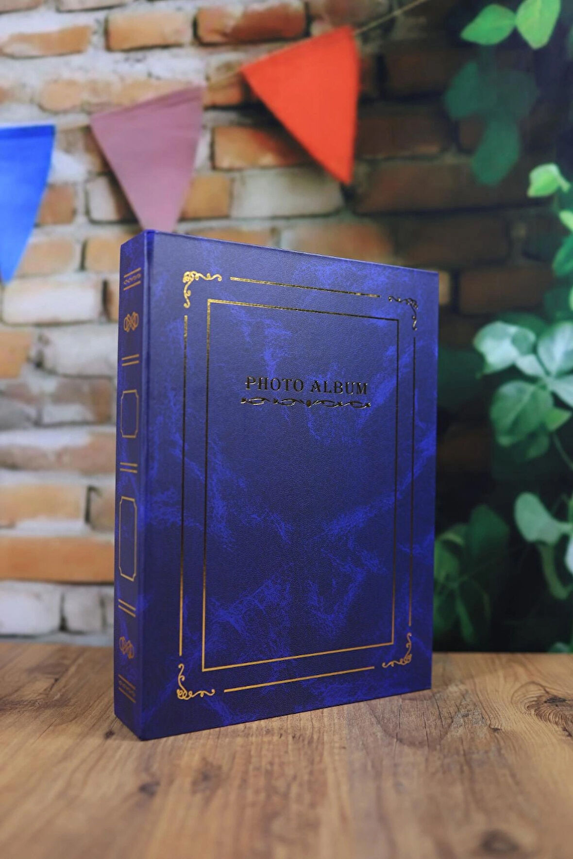 NRCN 13x18 cm 200’lük Ciltbezli Deluxe Fotoğraf Albümü (Lacivert)