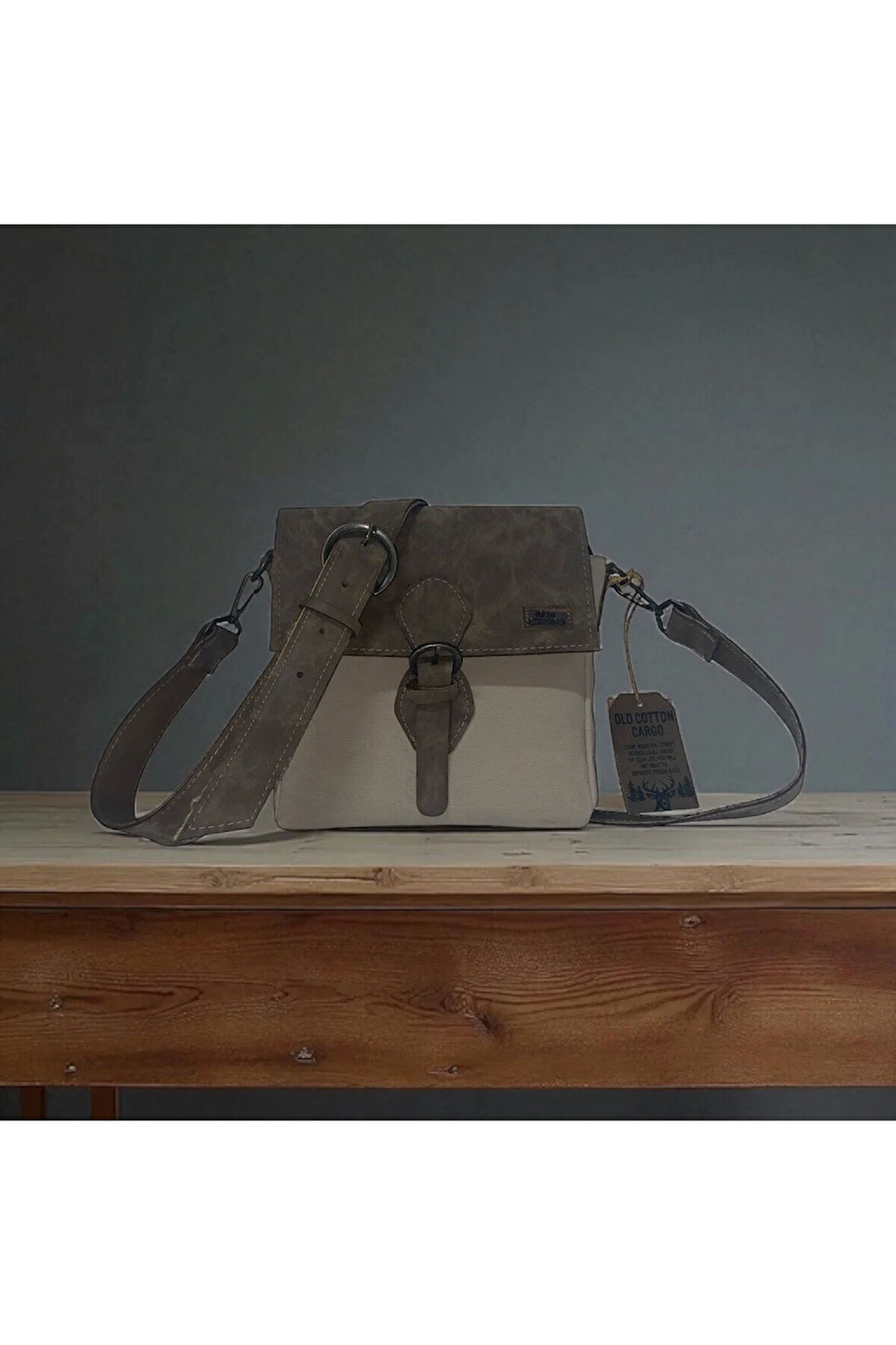 Kaliteli Su Geçirmez Unisex Küçük Kanvas Günlük Postacı Çantası 20 cm x 20 cm