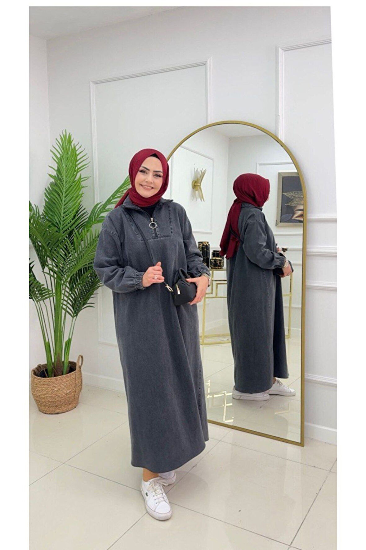 Kadın Tesettür Denim&Kot Elbise