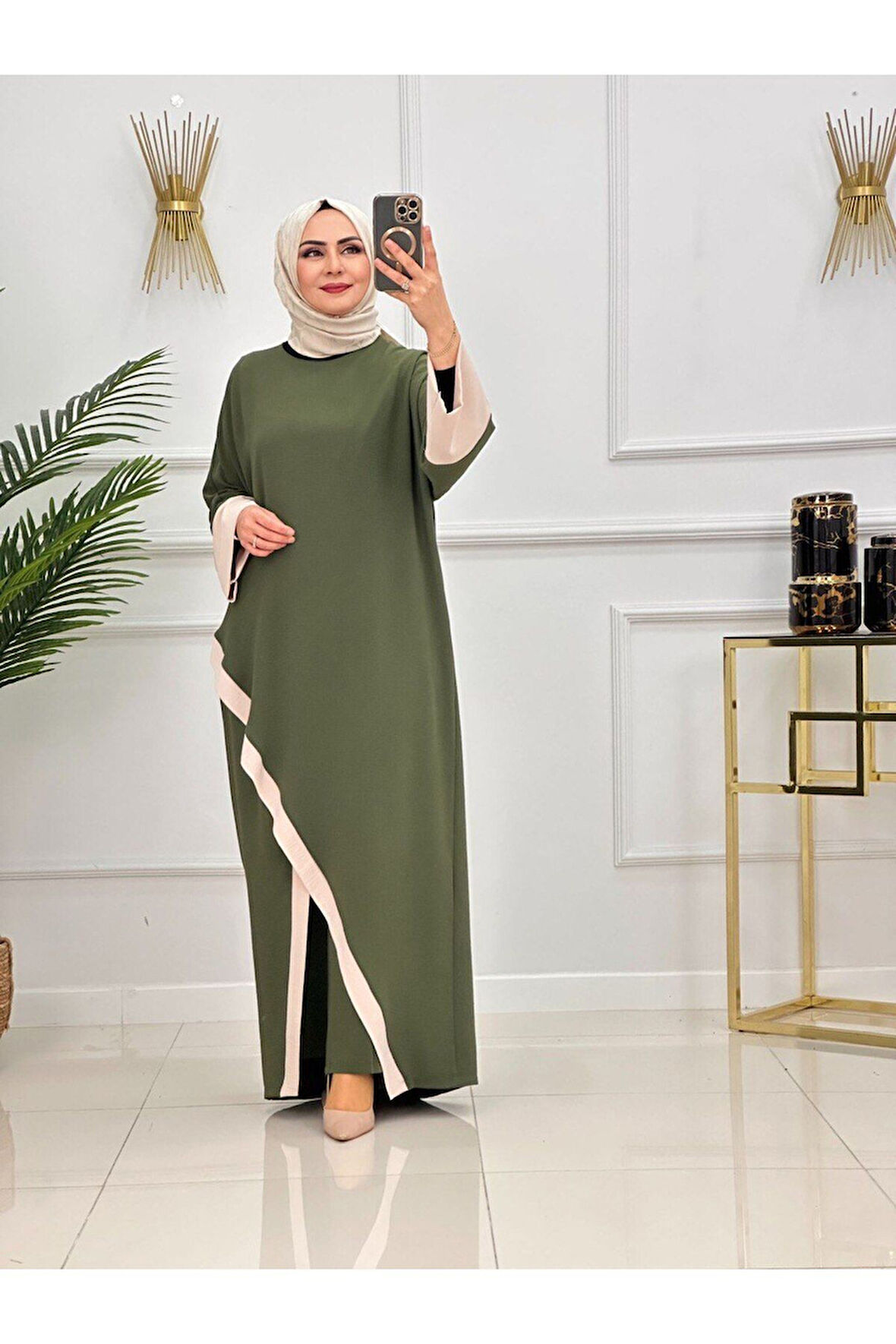 Kadın Tesettür 2^Li  Takım Tunik&Pantolon