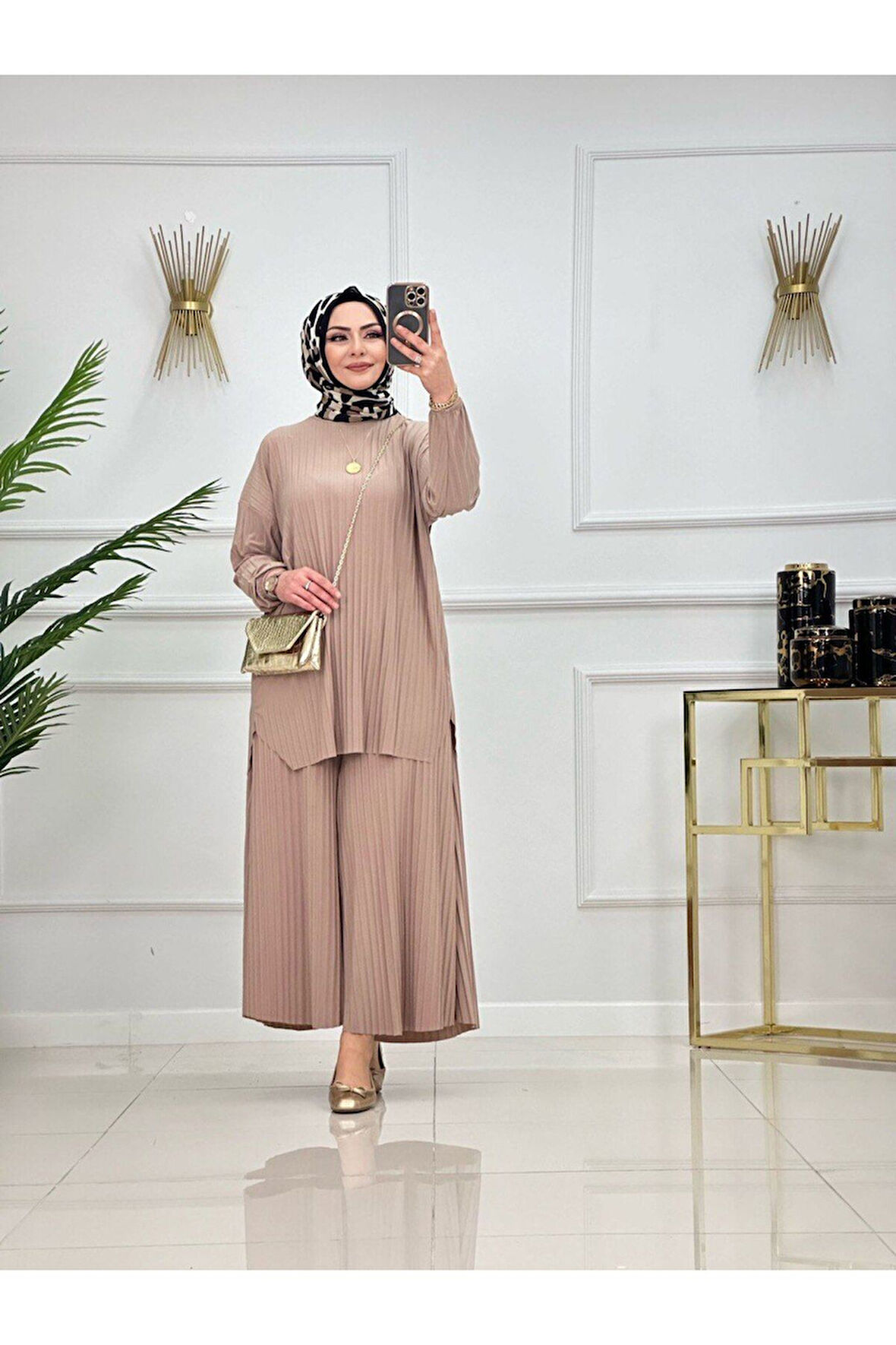 Kadın Tesettür Takımı Pantolon & Tunik