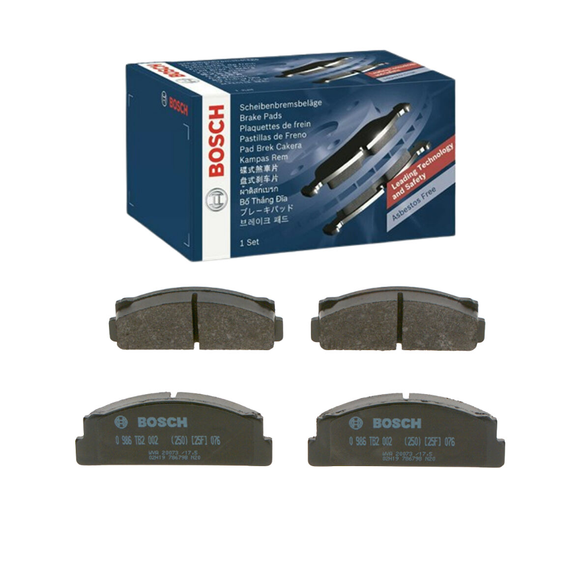 Fren Balatası Ön Doğan Şahin Kartal Serçe (1971 Sonrası Tüm Modeller) - Bosch