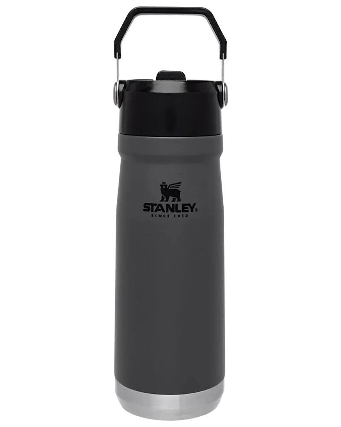 Stanley The IceFlow Flip Straw Water Bottle Pipetli Termos 0,5 L Füme