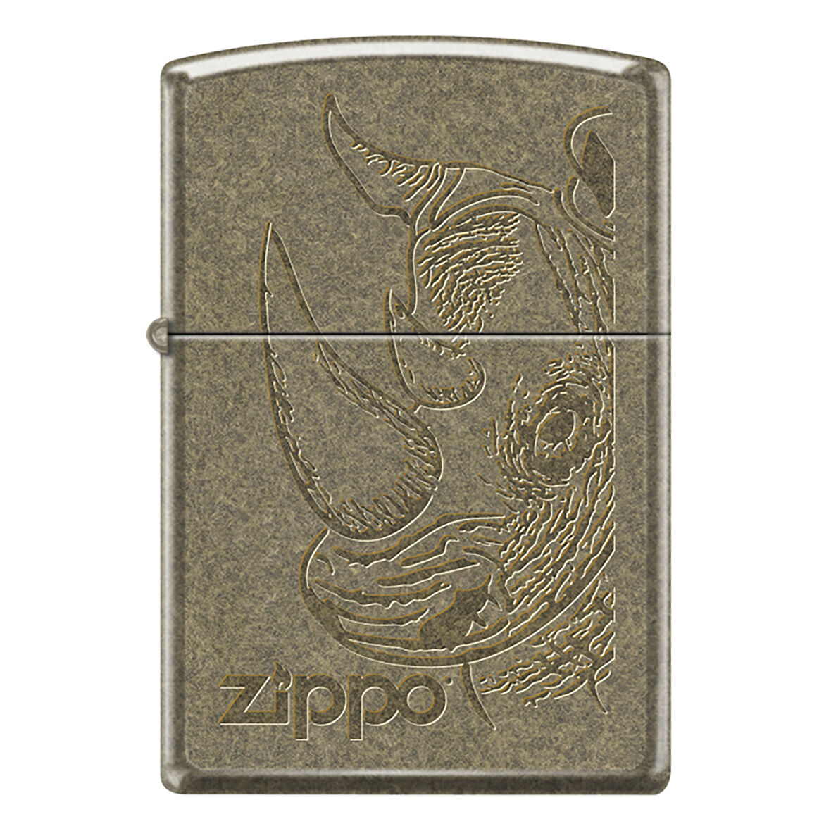 Zippo Big Five Rhino Head Çakmak - 201FB-048991