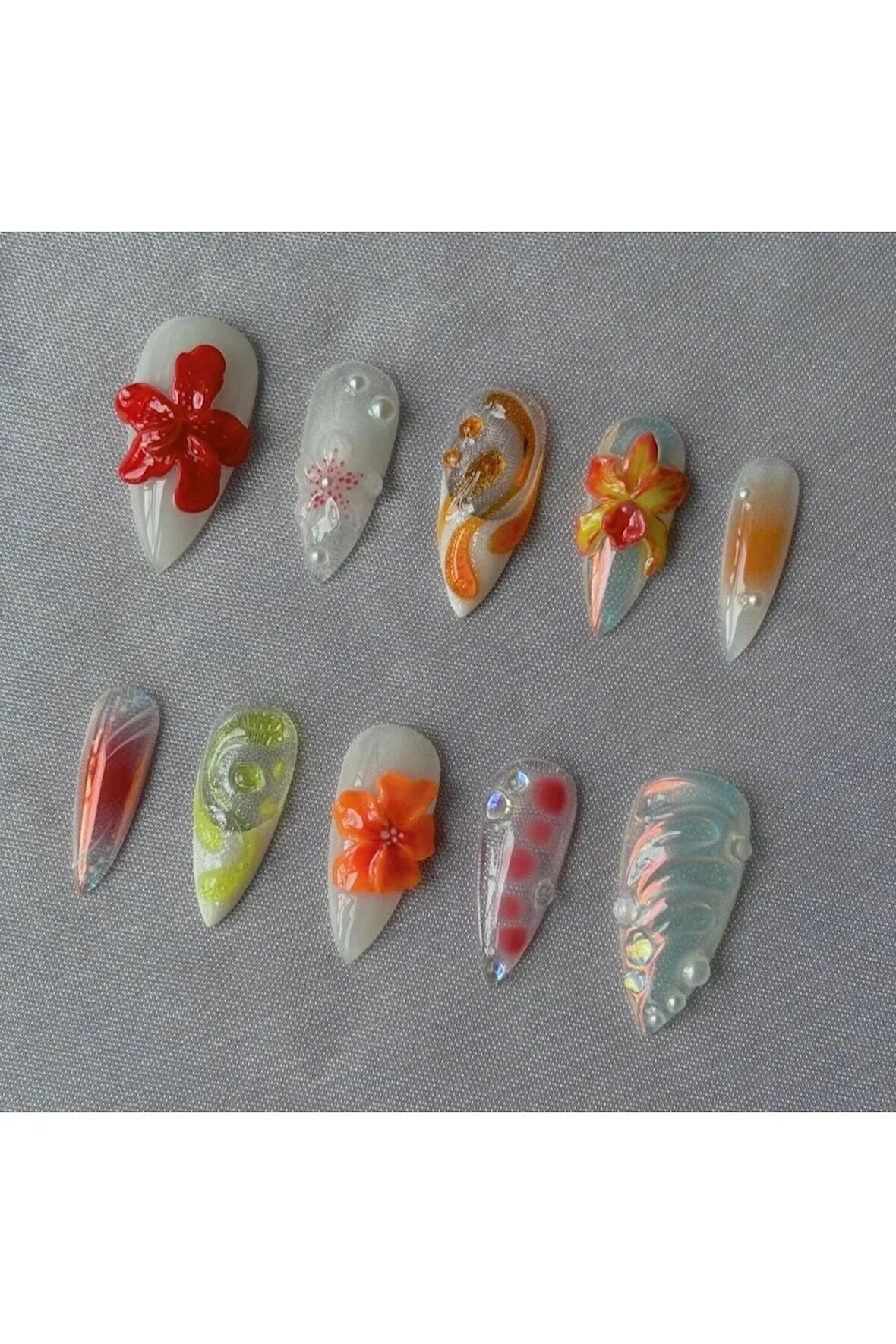 12'li Hazır Takma Tırnak (Bant Yapıştırıcılı)