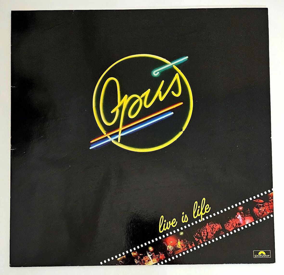 OPUS - Live is Life (1984 Almanya, 33'lük Albüm, Orijinal İç Zarf)