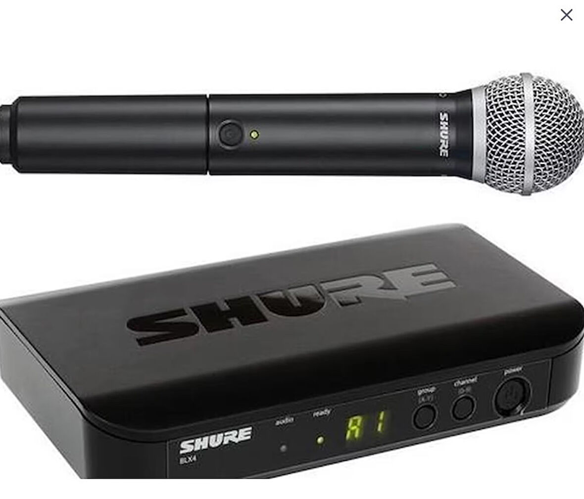 SHURE BLX24E/PG58 Telsiz Vokal Mikrofon Seti