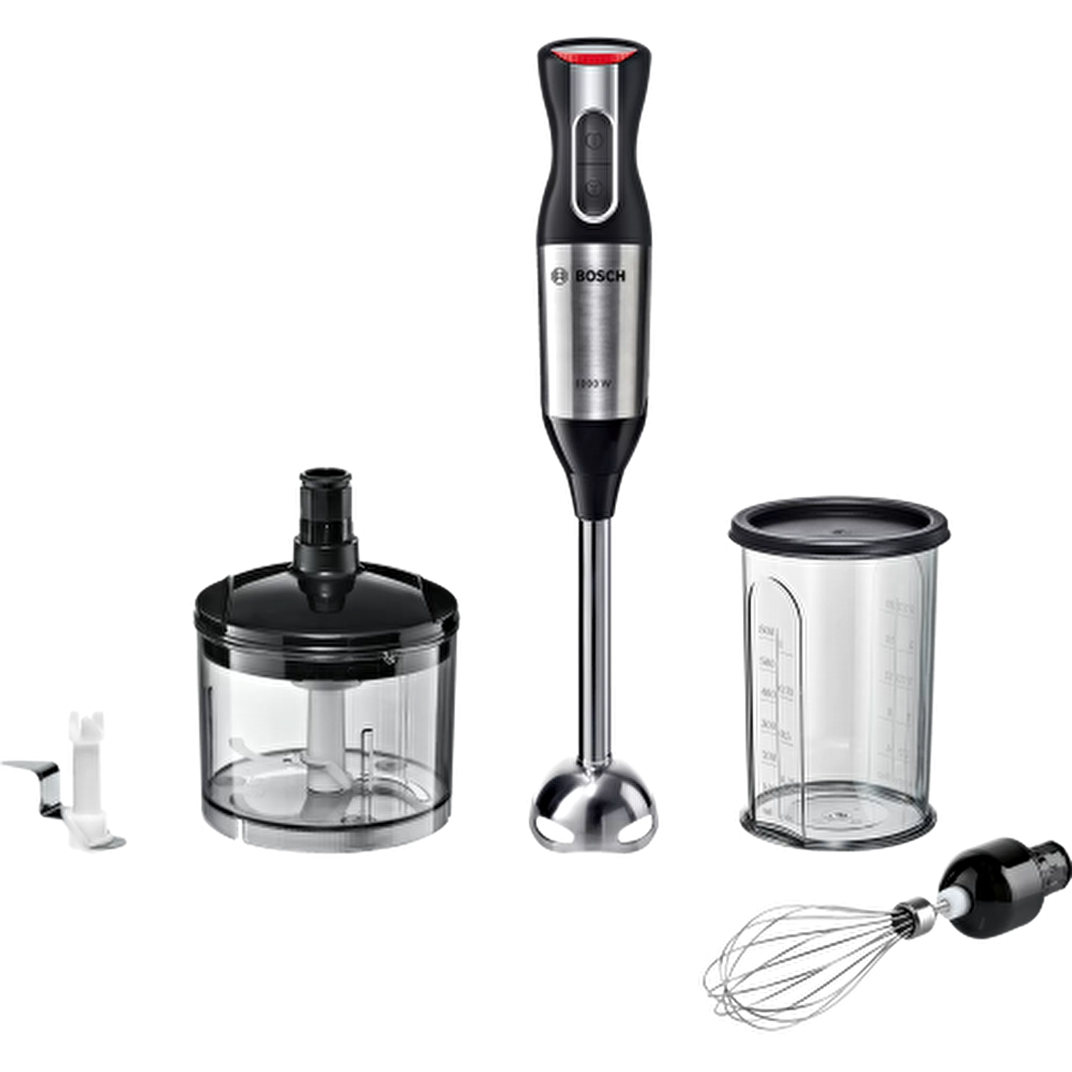 BOSCH MS64M6170 ErgoMixx Style, 1000W, Paslanmaz Çelik, Blander Seti