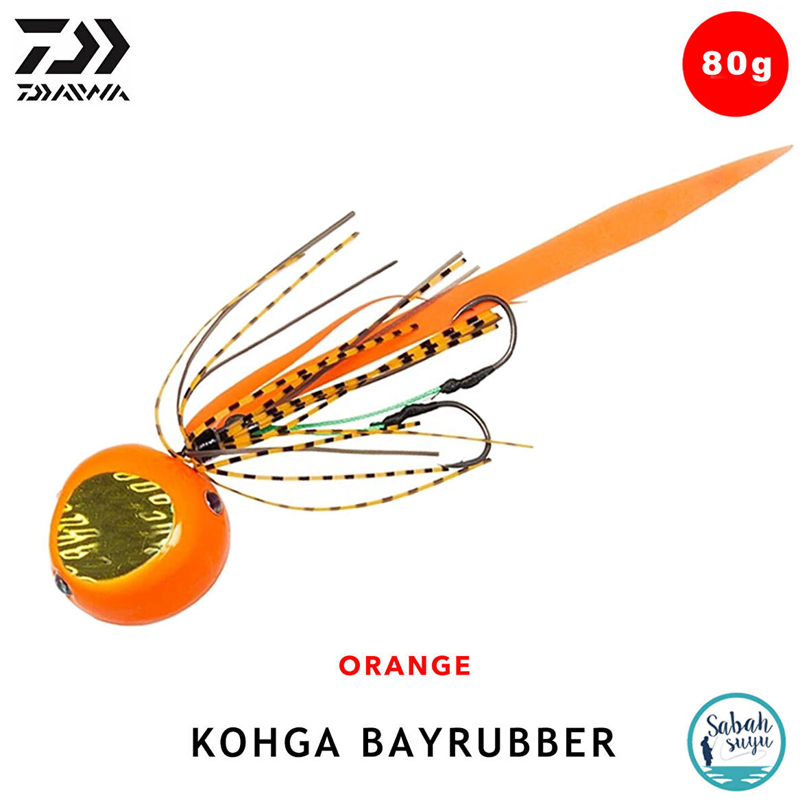 Daiwa Kohga Bayrubber Tai Rubber 80gr Orange