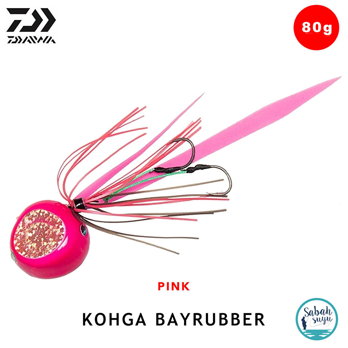 Daiwa Kohga Bayrubber Tai Rubber 80gr Pink