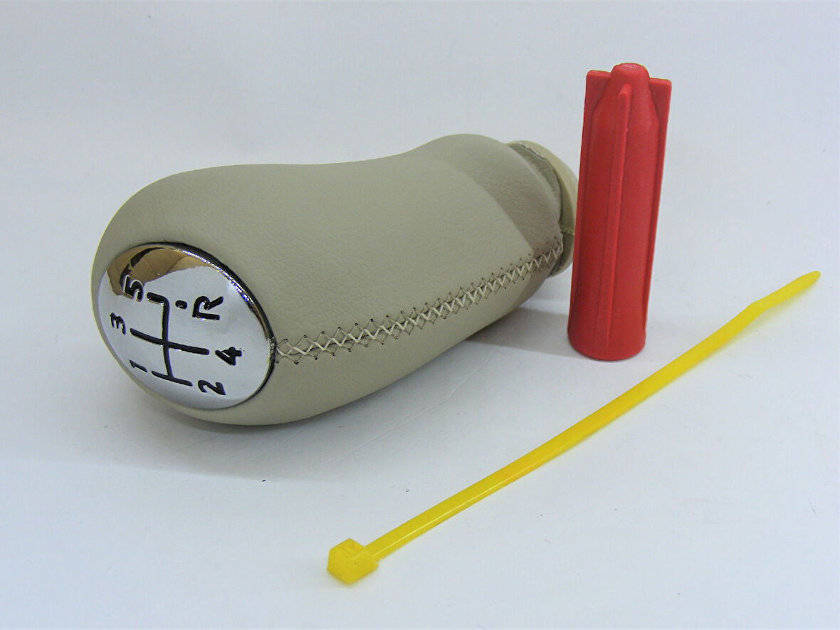 Renault Fluence Bej Deri Vites Topuzu (Krem Deri)