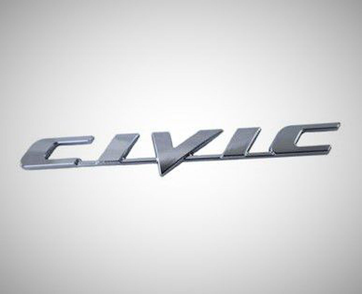 Civic Yazısı ( Honda Civic Bagaj Yazısı 2007-2016)