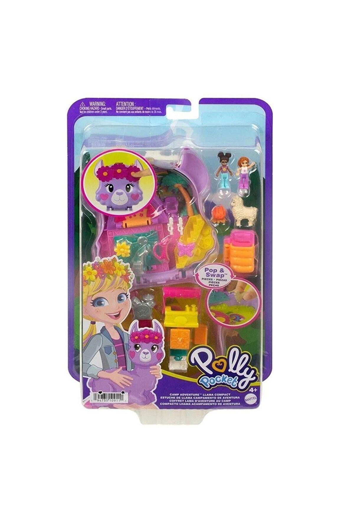 Polly Pocket Ve Maceraları Micro Oyun Setleri Lama Compact Orjinal Polly Pocket Figürler Fry35 Hkv33