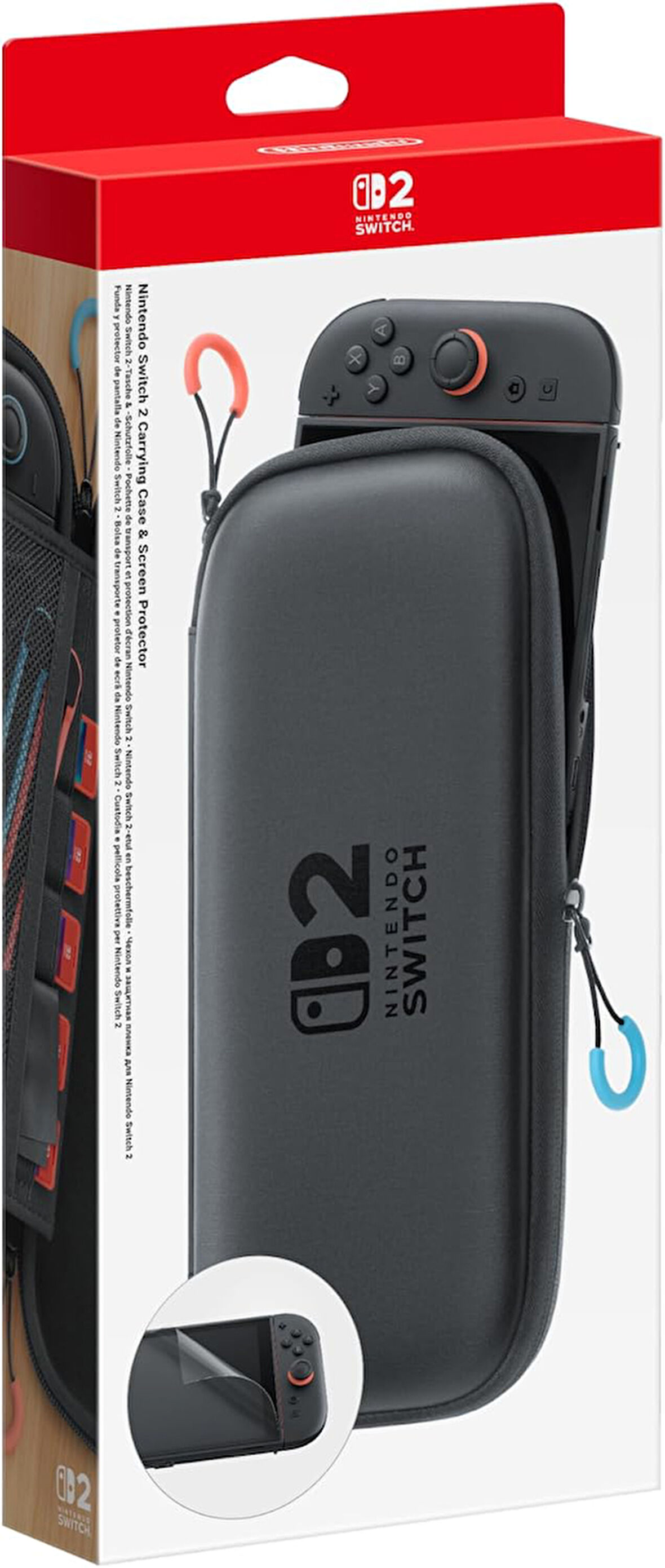 Nintendo Switch 2 Taşıma Çantası ve Ekran Koruyucu Orjinal