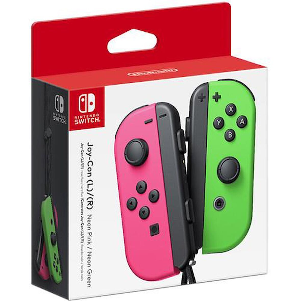 Switch Joy-con Controller Yeşil-Pembe