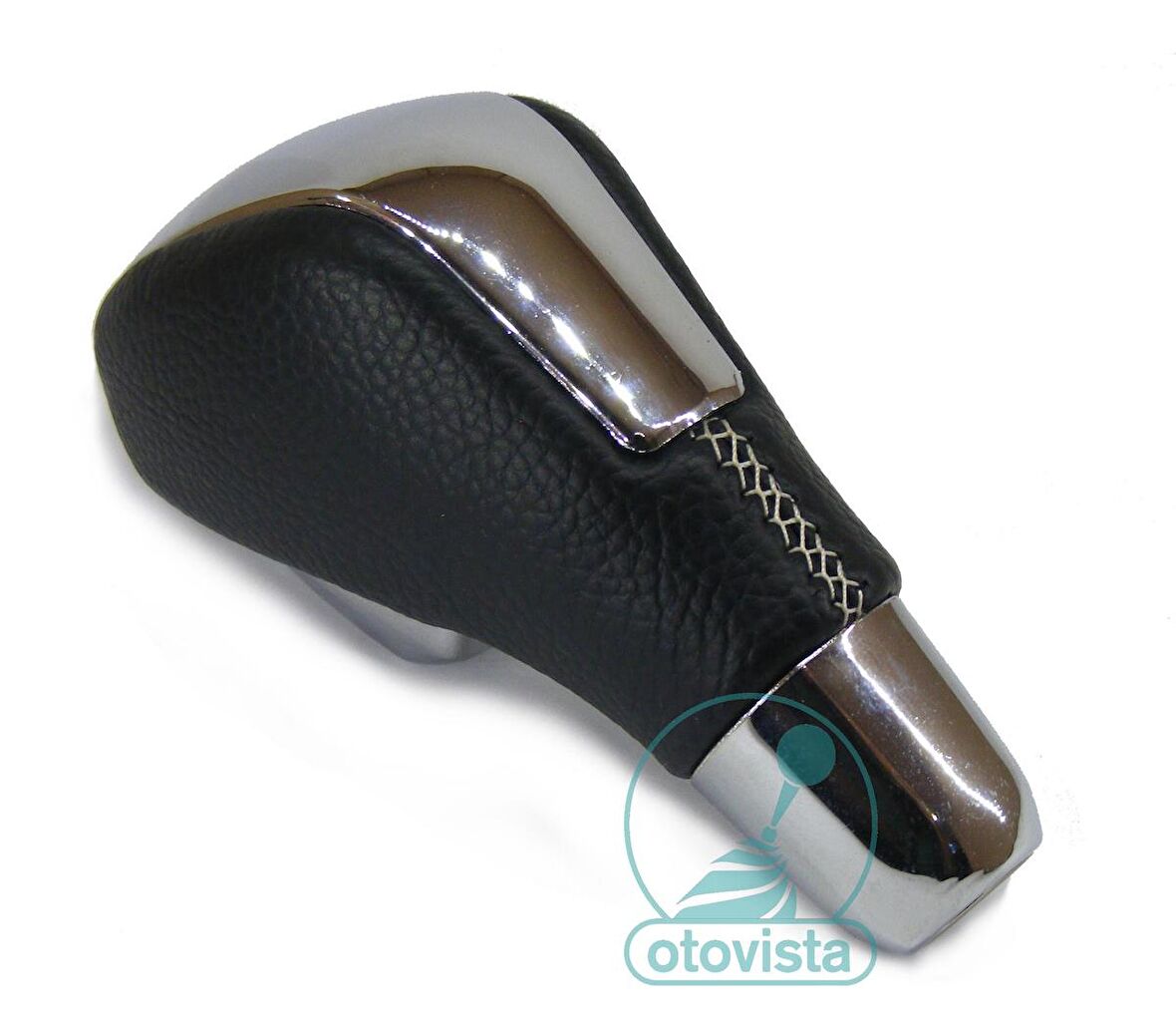 Renault Megane 3 Otomatik Vites Topuzu ( Siyah Deri-Bej Dikiş)