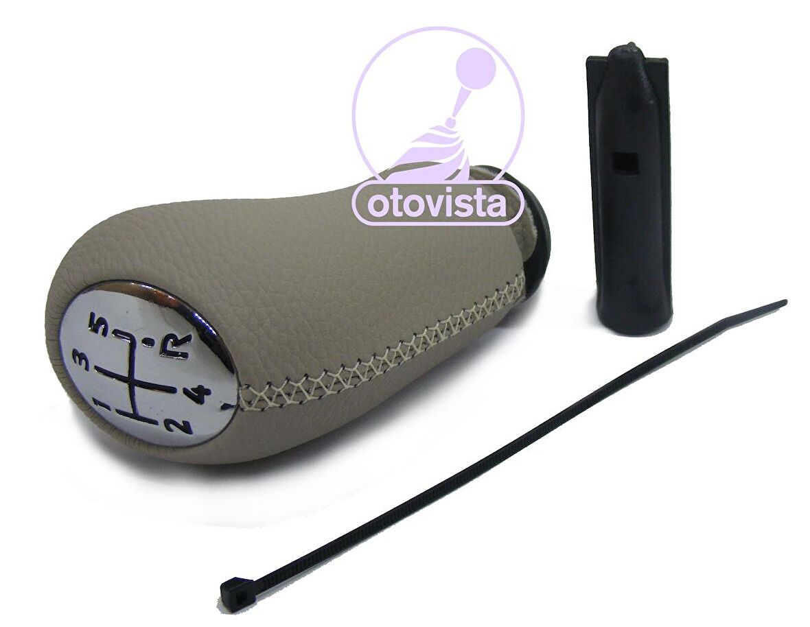 Renault Megane 3 / Fluence Bej (Krem) Deri Vites Topuzu (5 ileri)