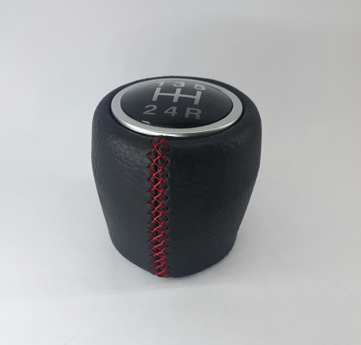 Linea ve Punto Vites Topuzu Deri (Kırmızı Dikiş)