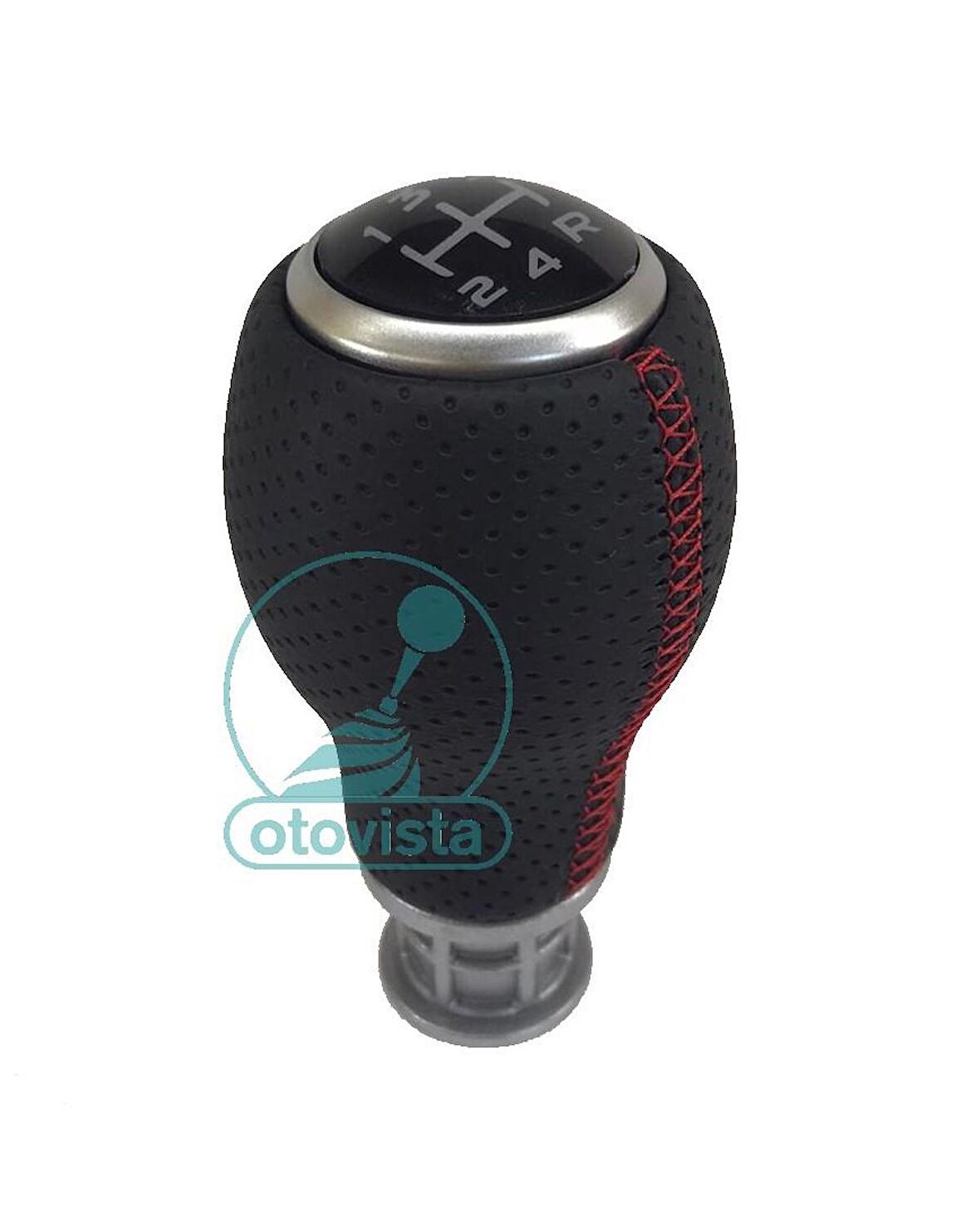 Fiat Egea Deri Vites Topuzu (Kırmızı Dikişli)