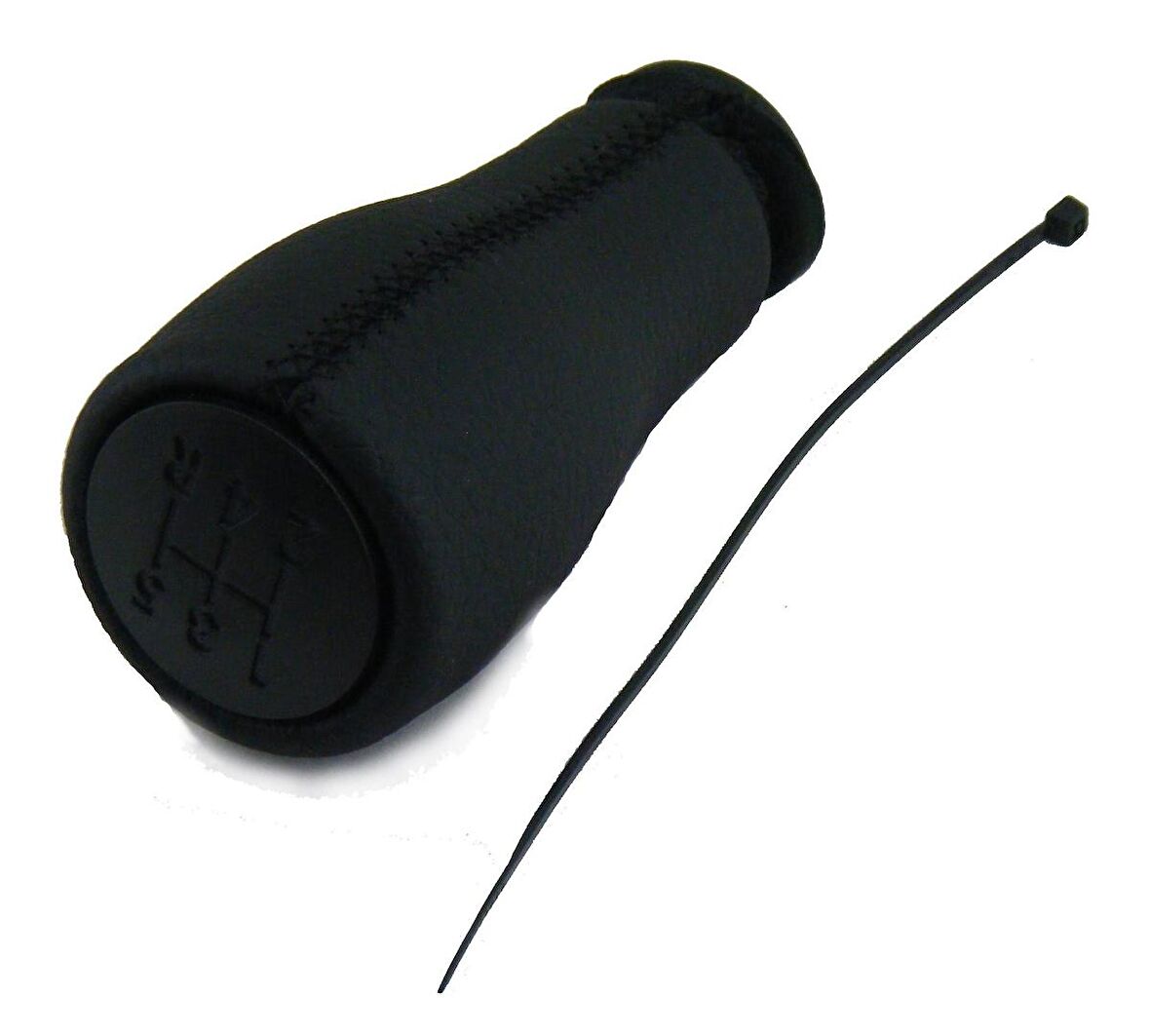 Fiat Fiorino Deri Vites Topuzu 2008-2018 (Siyah Dikişli)