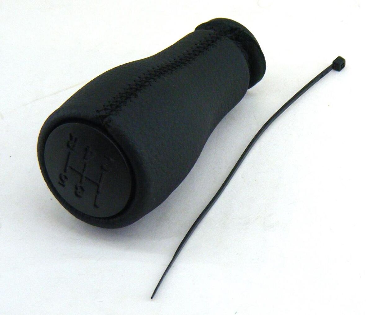 Citroen Nemo & Peugeot Bipper Deri Vites Topuzu (Siyah Dikişli)