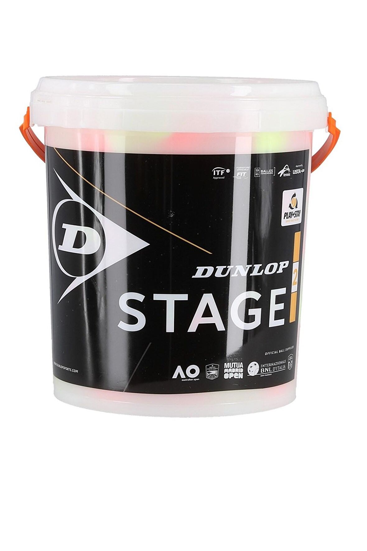 DUNLOP STAGE 2 TURUNCU 60 LI KOVA ÇOCUK TENİS TOPU