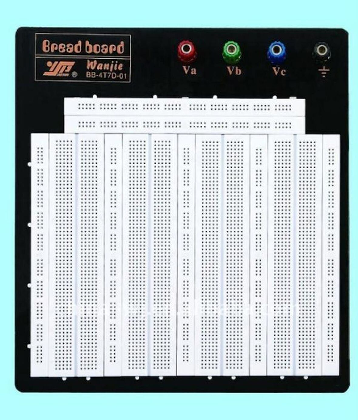 4 LÜ Büyük Boy Breadboard 3220 Delik Beyaz Born Klemensli ( 2,54 Header Uyumlu )
