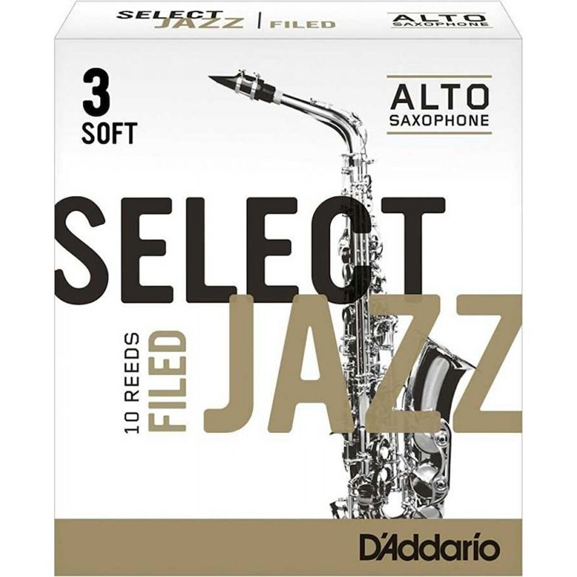 D\'Addario Woodwinds Select Jazz Alto Saksafon Kamışı No:3 Soft