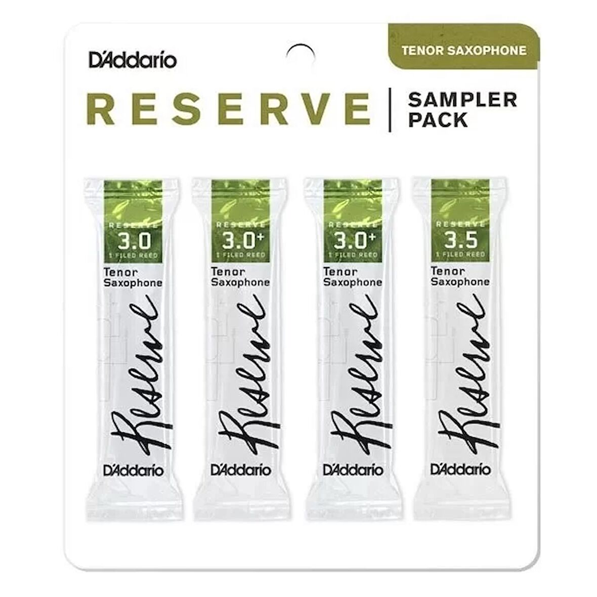 D'addario Woodwinds Reserve Tenor Saksafon Kamışı - Sampler Pack 3,0/3,5