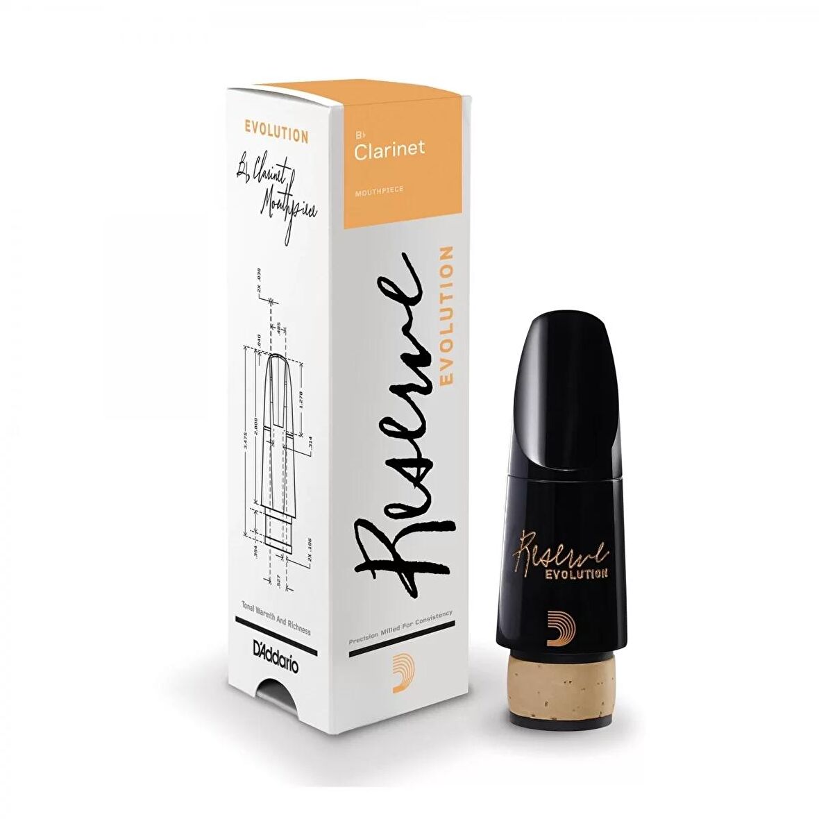 D'addario Woodwinds Reserve Ev10e Evolution Sib Klarnet Beki