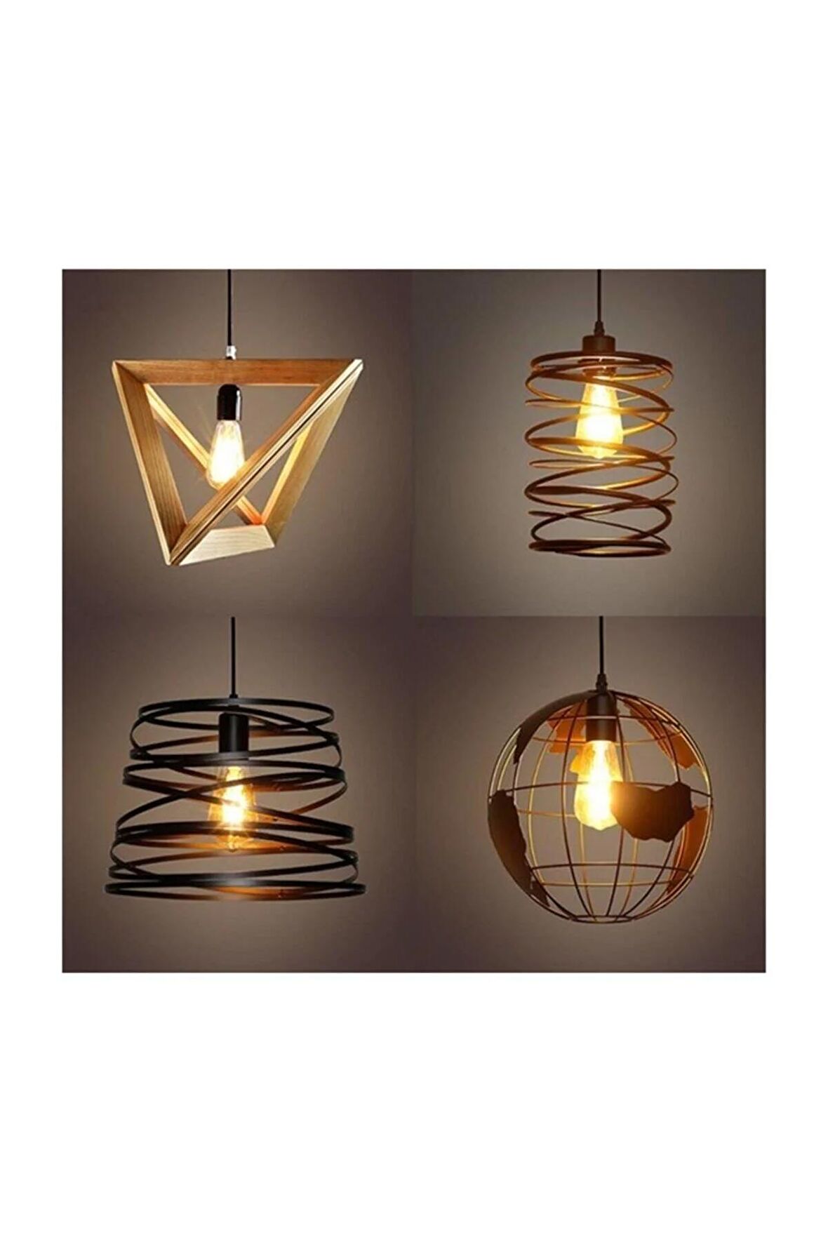 Grafen St64 Flamanlı Rustik 6w Led Ampul 10'lu Dekoratif Vintage Aydınlatma