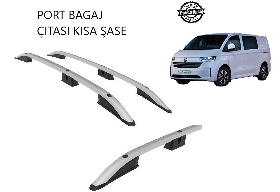 TRANSPORTER KOMBİ KISA ŞASE 2025 2026 2027 PORTBAGAJ TAVAN ÇITASI GRİ