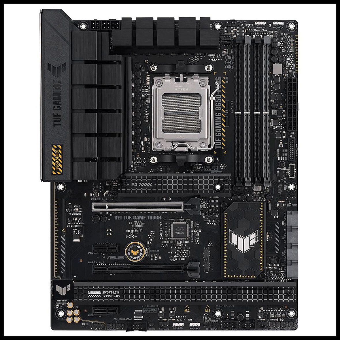 Asus Tuf Gamıng B650-plus, 4xddr5, 3x M.2, Hdmı, Dp, 2xtype-c, Amd Ryzen 7000 Serisi, Am5 Soket Anakart