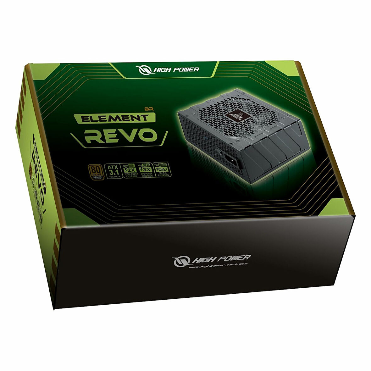 High Power Element Revo 850W 80+ Bronz Güç Kaynağı