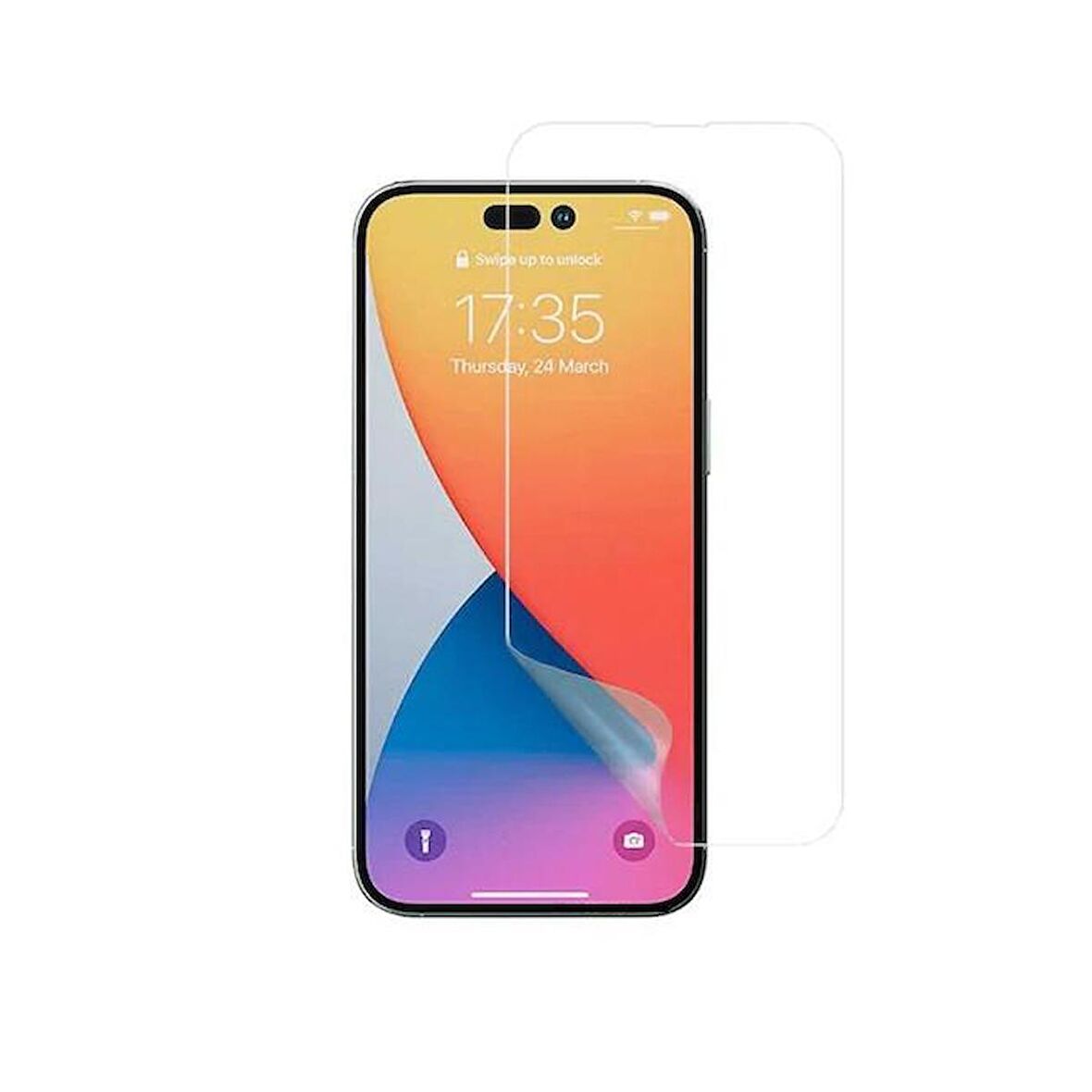 Akfa Apple Uyumlu iPhone 14 Pro Akfa Nano Şeffaf Ekran Koruyucu