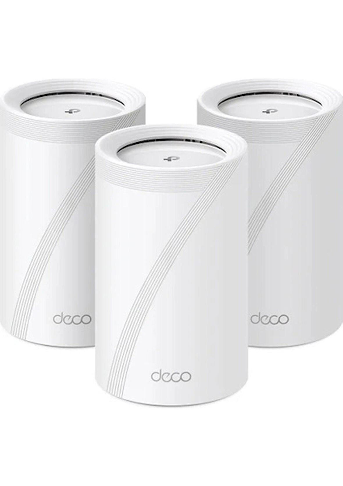 TP-Link Deco BE65(3-pack), BE9300 Mbps, 4 × 2.5 Gbps Portlar, 320 MHz Kanallar, 6 GHz Bandında Çalışır, 200 Cihaza Kadar