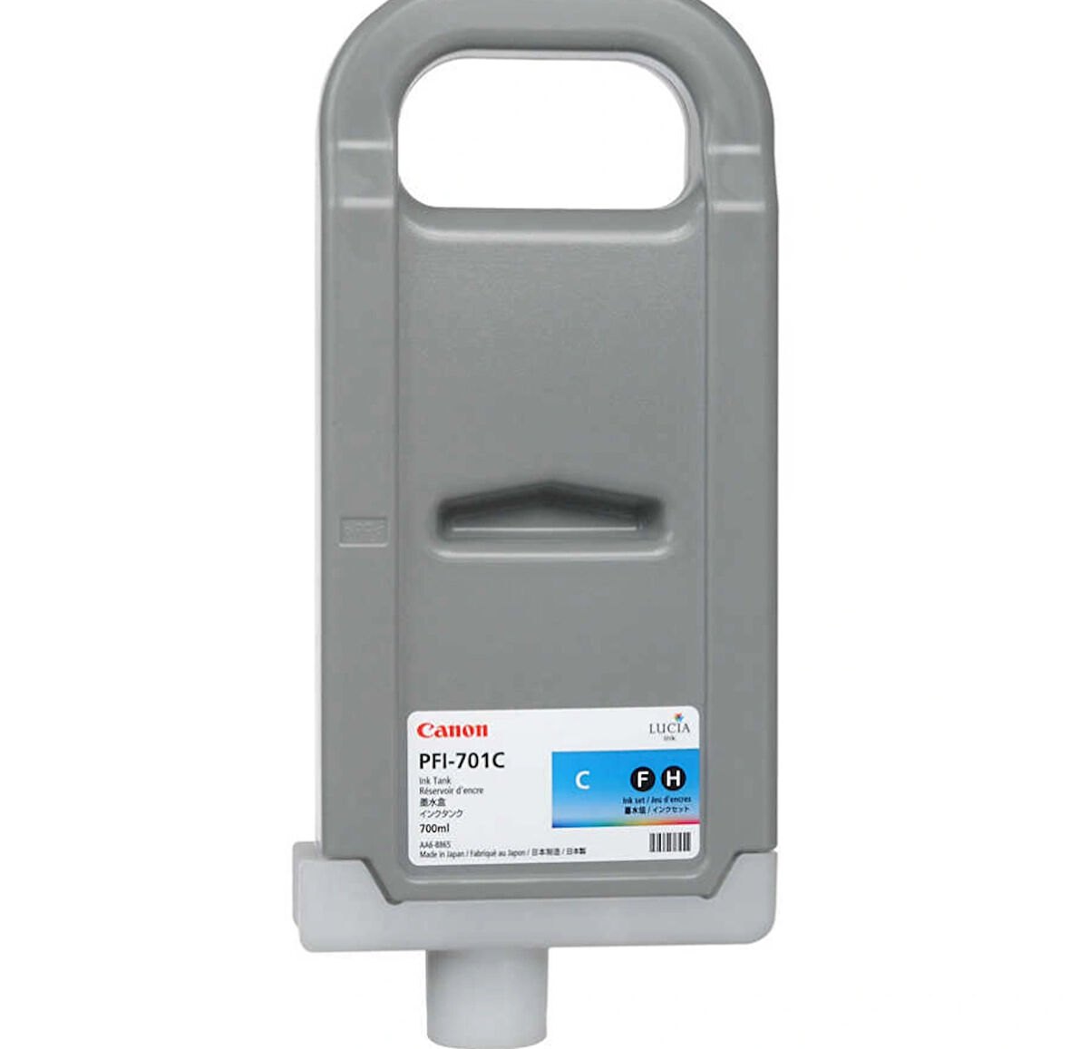 Feyza Bilişim® Canon PFI-701 C (Cyan) Mavi Orijinal Mürekkep Kartuş 700 ml. (0901B005)