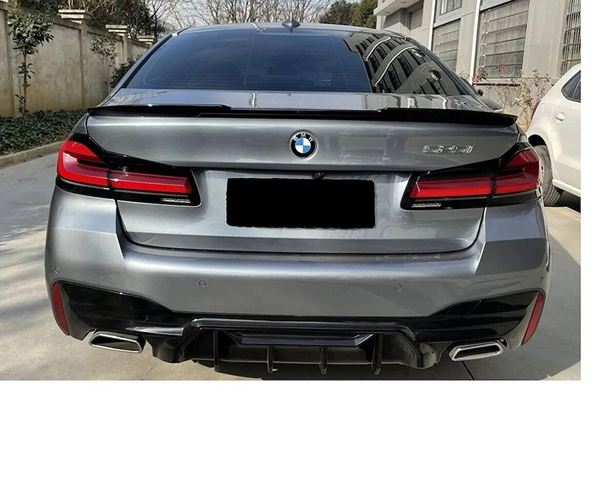 BMW 5 Serisi G30 M4 Stil Yarasa Model Bagaj Üstü Spoiler - Boyasız - 2017-2023