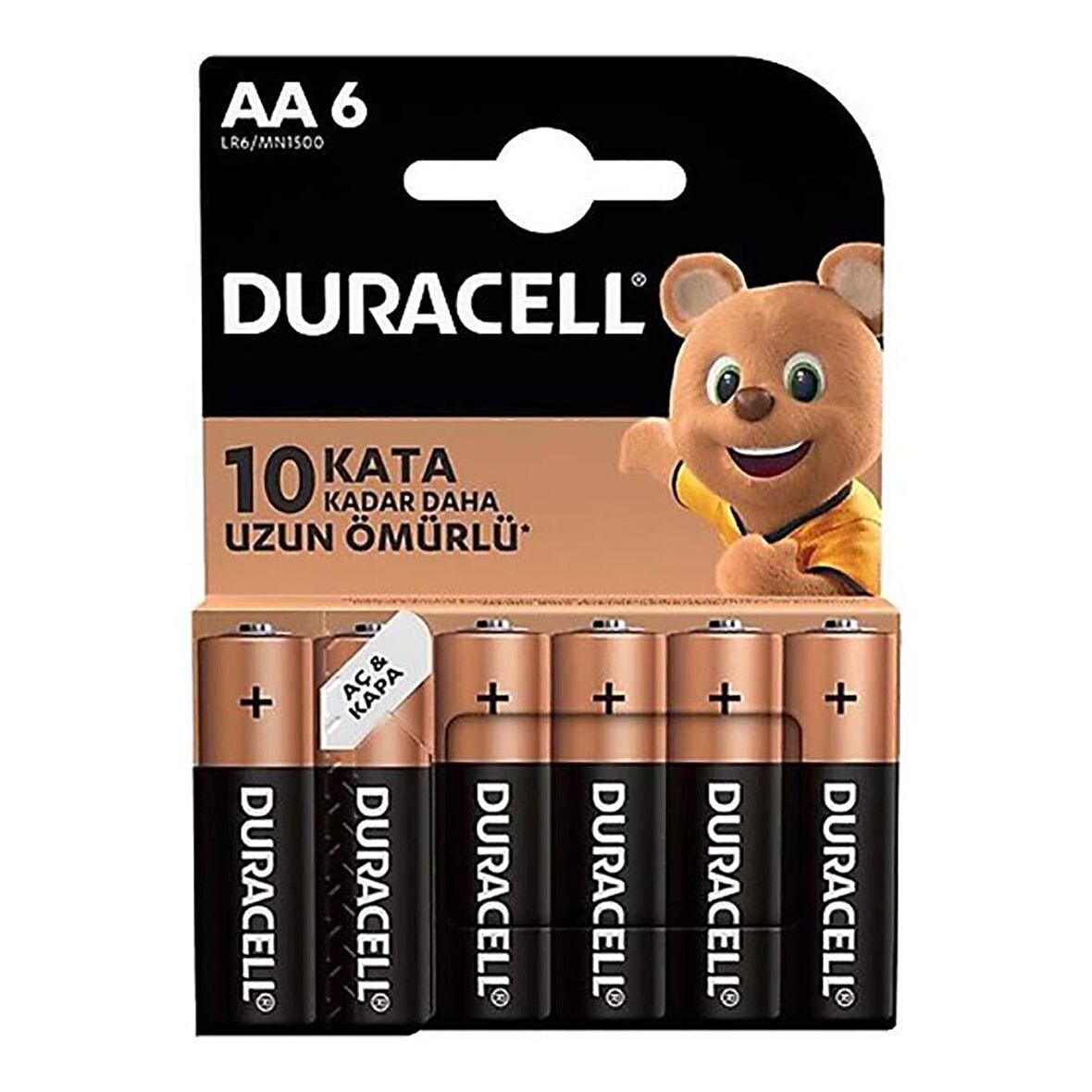 Duracell Basic Kalem Pil 6’lı AA