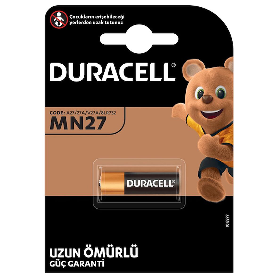 Duracell Mn27/27A Pil 1'li