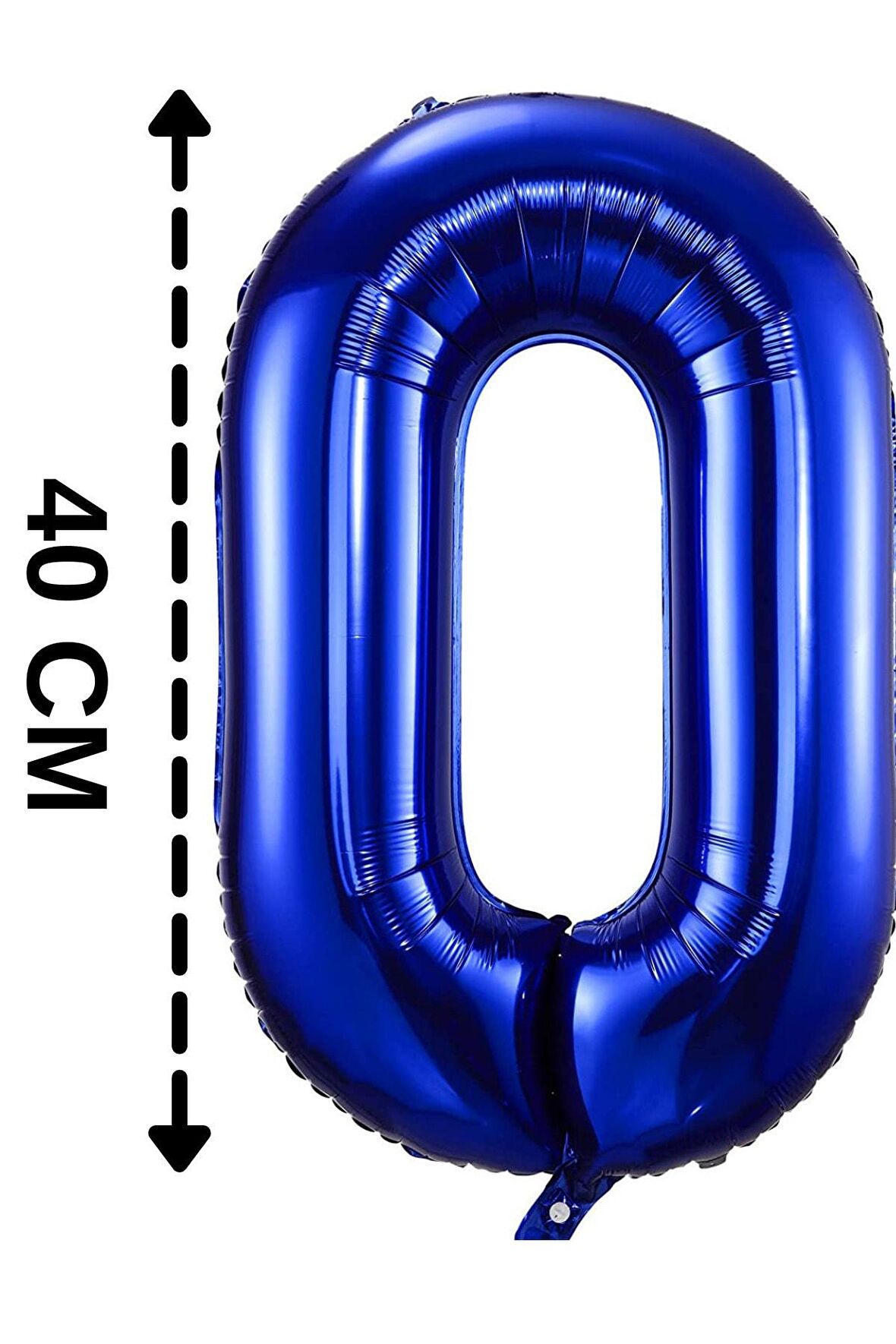 Folyo Balon 0 Rakamı Helyum Balon 40 Cm