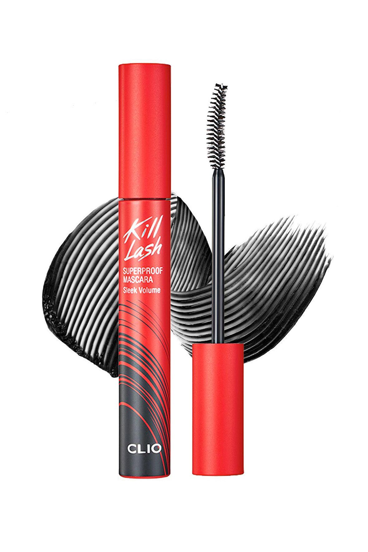 Dolgun ve Kıvrık Kirpik Etkisi Veren Maskara Clio Kill Lash Superproof Mascara (03 Sleek Volume)