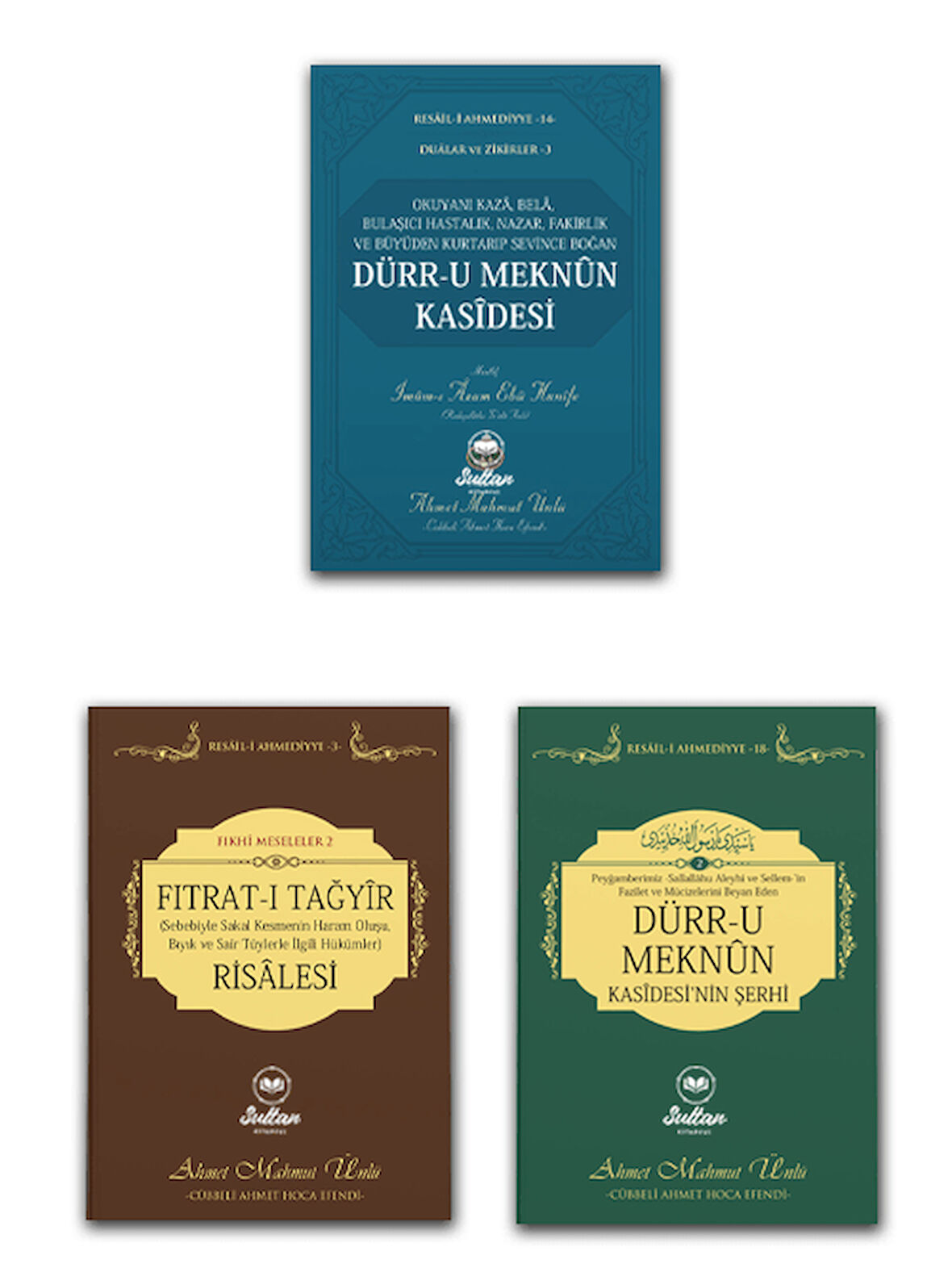 Dürru Meknün Kasidesinin Şerhi Fıtratı Tağyir Risalesi 3 Kitap Set