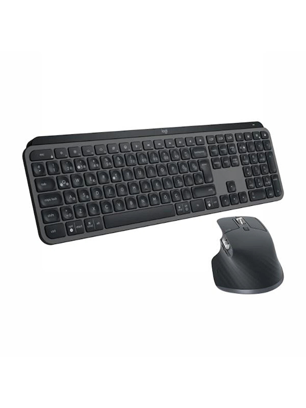 Logitech MX Keys S Bluetooth ve Wireless Kablosuz Klavye 920-011594 + MX Master 3S Mouse 910-006559