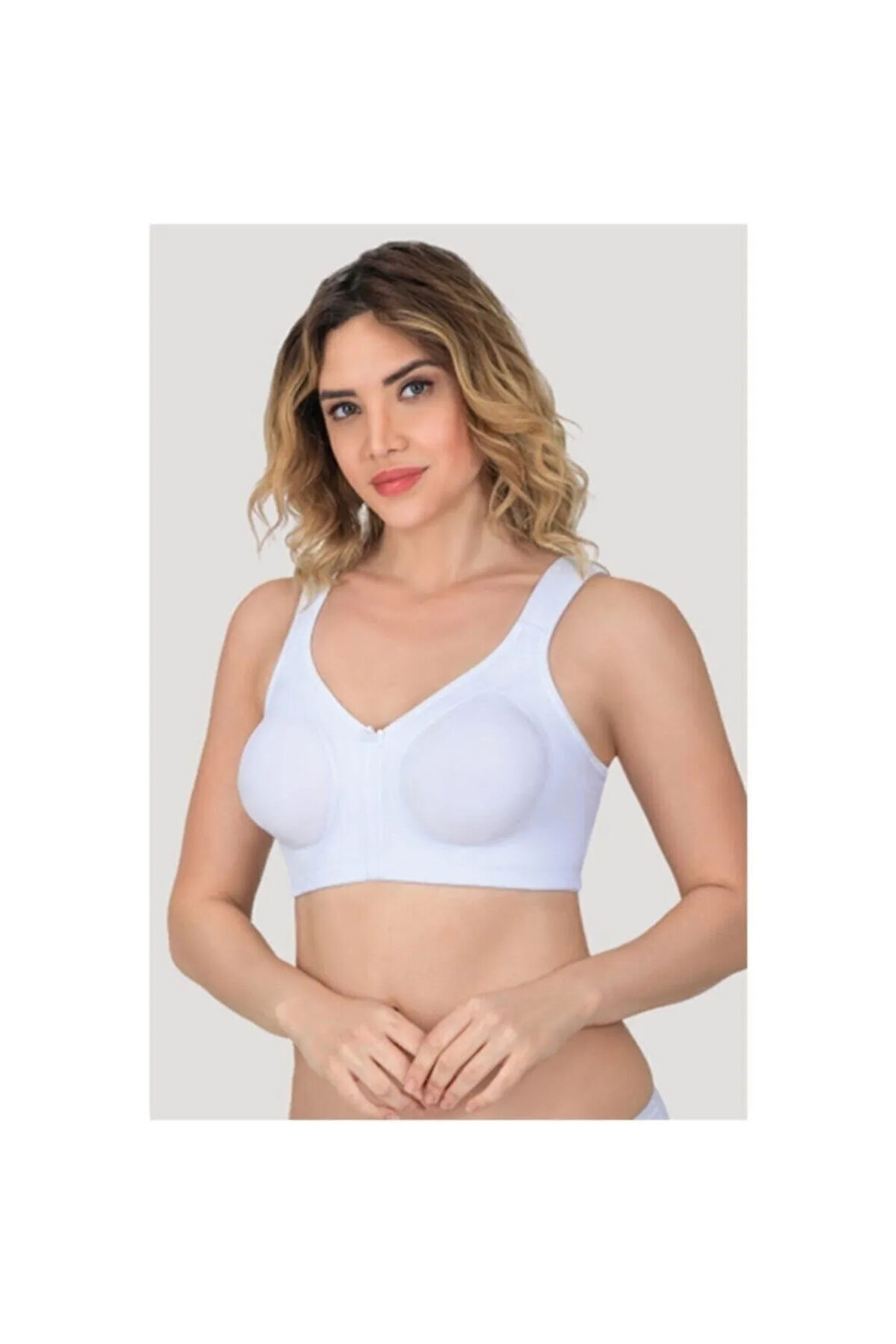 Kadın Toparlayıcı Sütyen Korse Beyaz